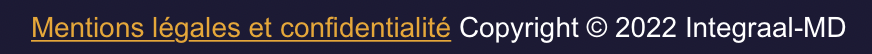 Mentions légales - Integraal-md
