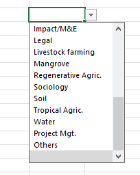 Integraal-MD vous apprend Excel : Validation de données | comment décaler la liste pour que la première ligne apparaisse toujours