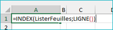 lister les noms de toutes les feuilles dans un classeur Excel - integraal-md